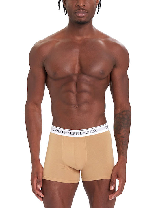 Men's Boxers Beige Blue Light Blue 3 Pack