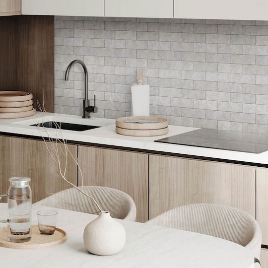 Vinyl Floor Tile Set 3D Brick Pattern 6x60x30 Cm