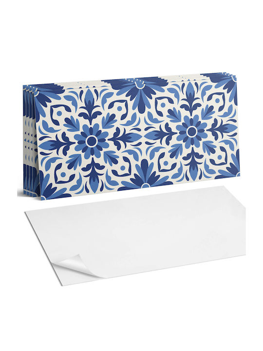 Set de Plăci de Pardoseală din Vinil cu Model Floral Frunze 6x60x30 Bucăți