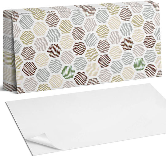 Ambalaj Plăci de Vinil Imprimate Gata de Montare Model Hexagonal Linii 10x40x20 Bucăți Ambalaj Plăci de Vinil Imprimate Gata de Montare Model Hexagonal Linii 10x40x20 Bucăți