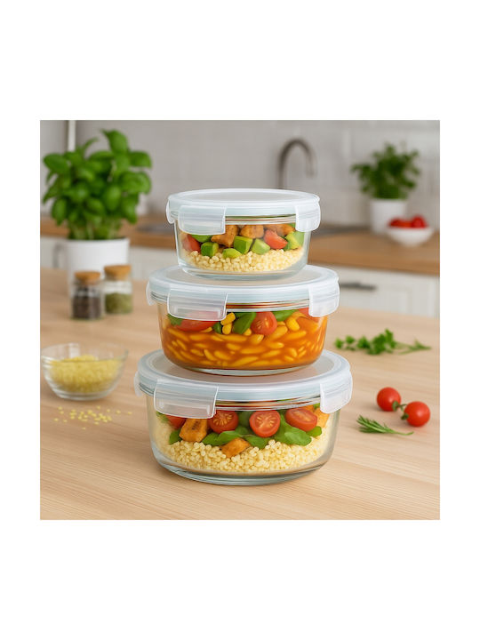 Bimberek Glass White Lunch Box 620ml