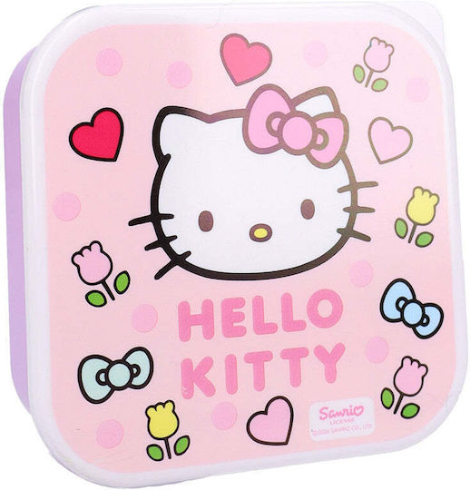 Vintage Lovers Plastic Kids' Dinner Set Hello Kitty Multicolour