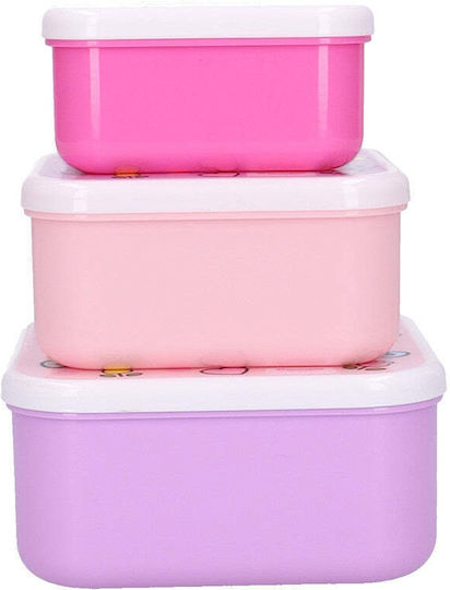 Vintage Lovers Plastic Kids' Dinner Set Hello Kitty Multicolour
