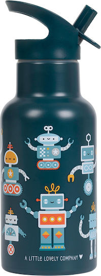 A Little Lovely Company Stainless Steel Kids' Dinner Set 0.35lt Silver