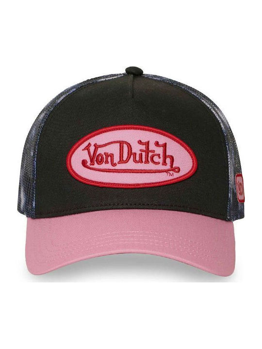 Von Dutch Trucker Cap Black Pink One Size Black Pink Von Dutch Trucker Cap Black Pink One Size Black Pink