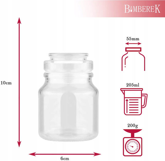 12x Glas Gefäße Gewürze Kräuter Kerzen Geschenk 205ml
