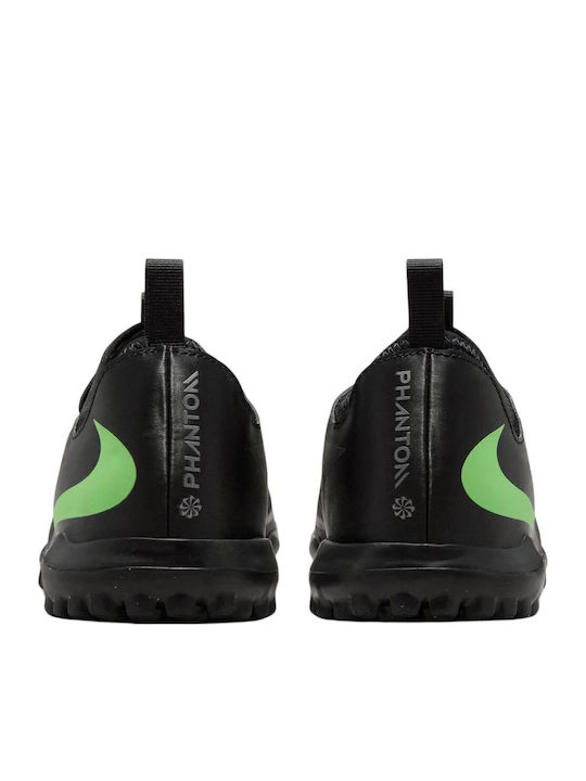 Phantom 6 Low Academy TF Kids Soccer Cleats & Shoes Turf Black