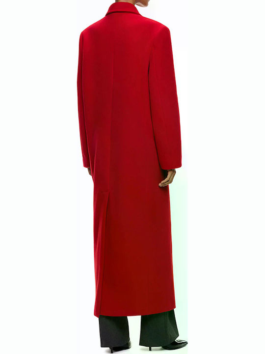 Damenmäntel Rotes Oversized