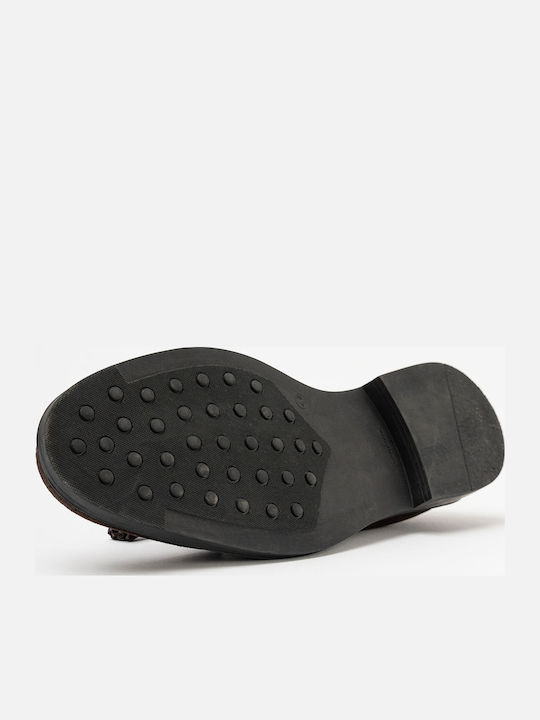 Wildleder Herren Mokassins in Brauner Farbe AR42278