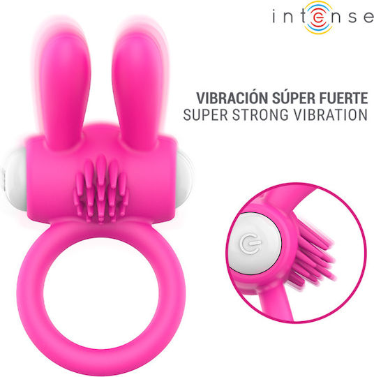 Intense Vibrations Penisring Silikon Rosa D-246279
