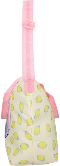Vintage Lovers School Insulated Kids' Lunch Handbag 21.5 Litre Yellow Stitch 32x14x48cm