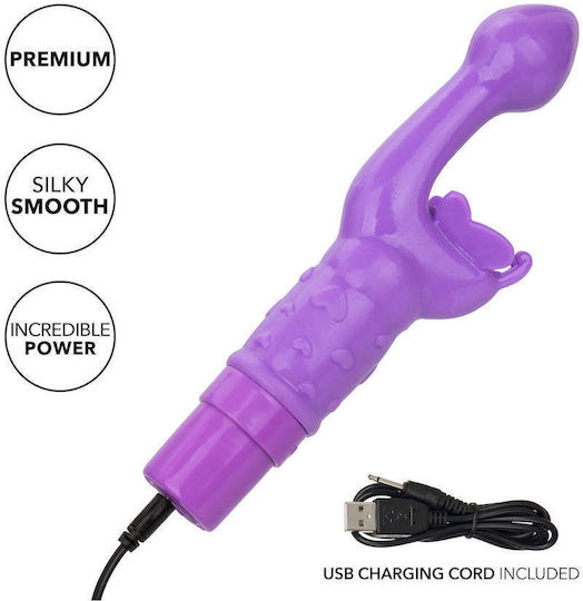 Calexotics Butterfly Kiss Mini Вибратор G-Spot 10 см Лилав