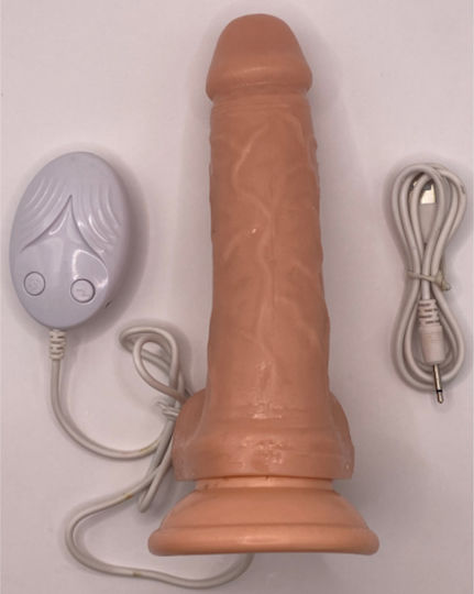 Mini Realistischer Vibrator 21cm Flesh