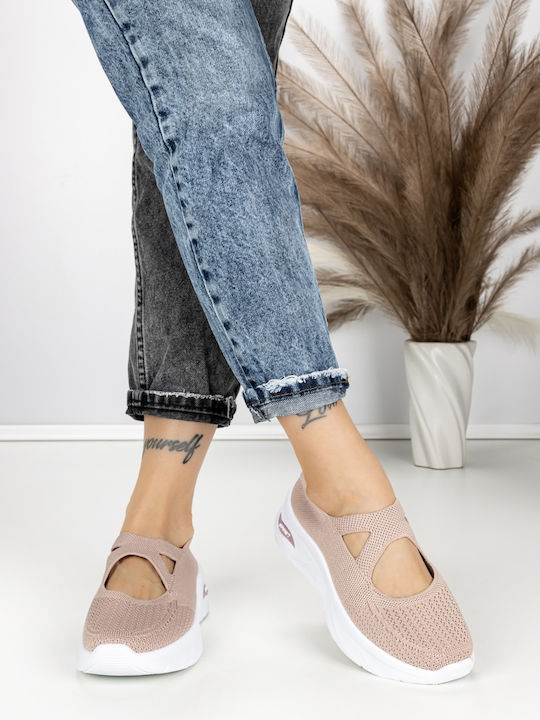 Adidași Flatforms Pentru Femei Roz