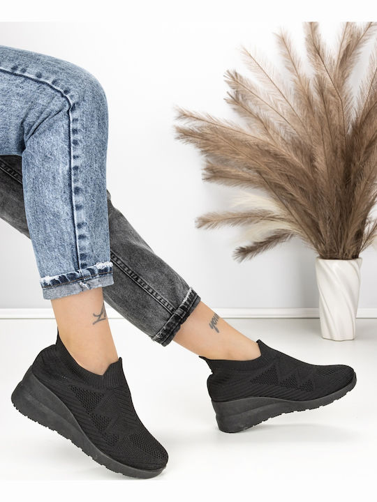 Adidași Flatforms Pentru Femei Negri