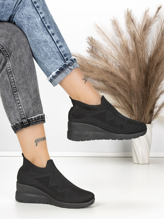 Adidași Flatforms Pentru Femei Negri