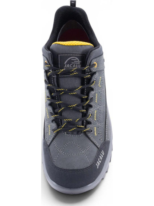 Jacalu Men's Waterproof Grey Hiking Shoes