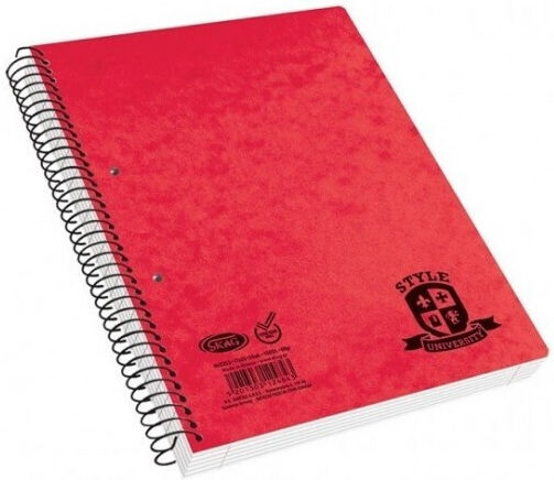 Skag Spiral Notebook Ruled A4 150 Sheets 5 Subjects (Miscellaneous Designs)