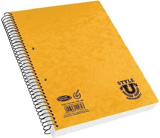 Skag Spiral Notebook Ruled A4 150 Sheets 5 Subjects (Miscellaneous Designs)