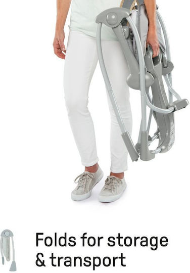 Ingenuity Ηλεκτρικό Relax Μωρού Κούνια Swing 'n Go με Μουσική για Παιδί έως 2.7kg