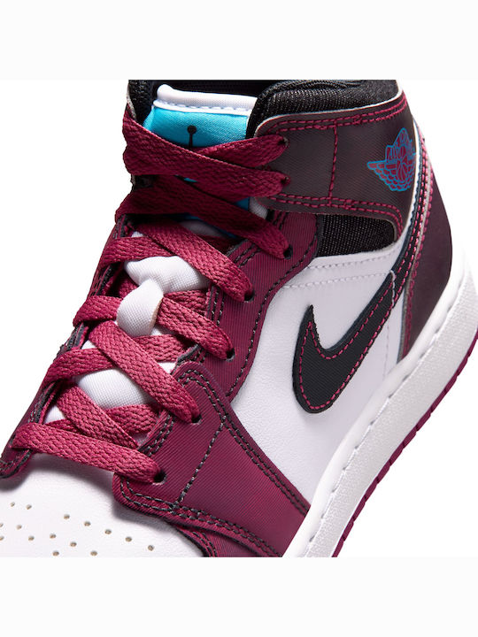 Air  1 Mid Se Adidasi copii High Roșii
