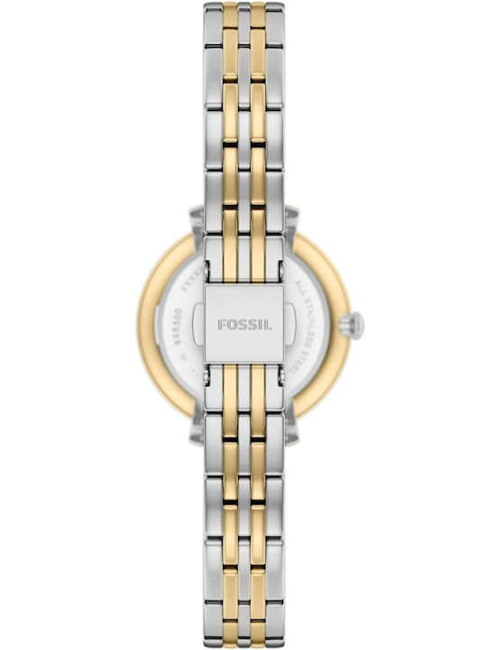 Fossil Trei Ceasuri Dama 26mm Baterie Cu Brățară Din Metal Argintie