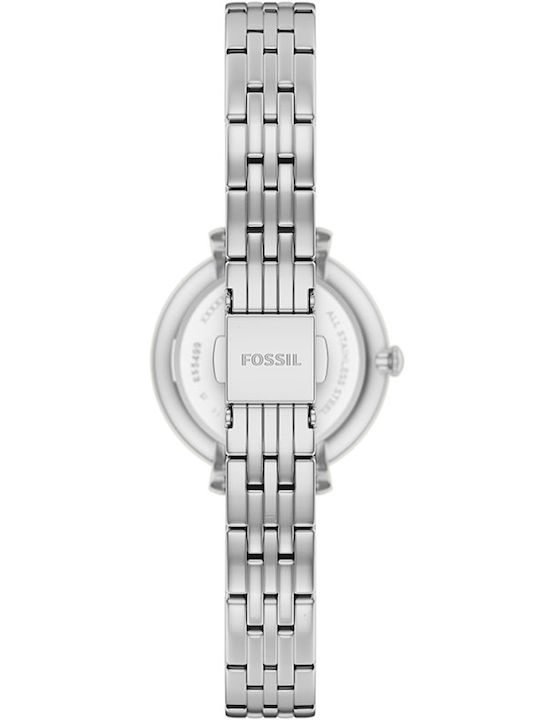 Fossil Trei Ceasuri Dama 26mm Baterie Cu Brățară Din Metal Argintie