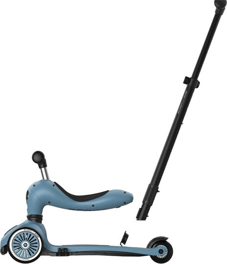 Benutzerdefiniertes Bundle Scoot & Ride Kinderroller Highwaykick 1 Push & Helm S Stahl