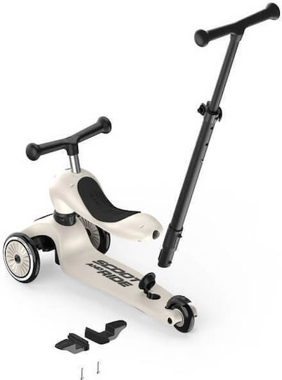 Benutzerdefiniertes Bundle Scoot & Ride Kinderroller Highwaykick 1 Push & Helm S Ash