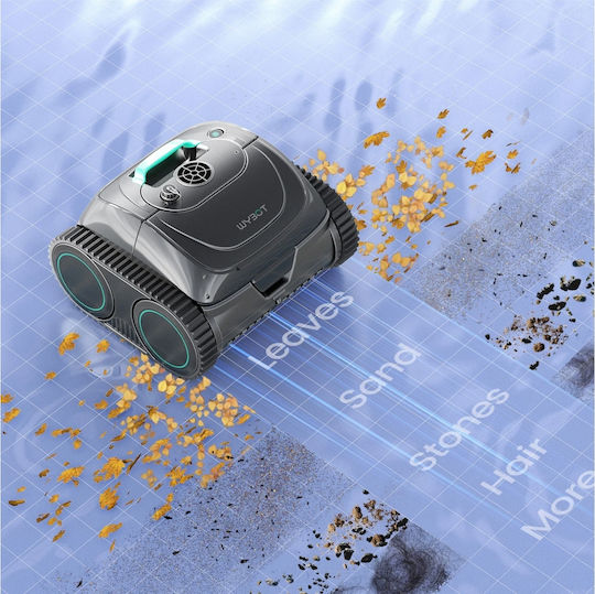 Wybot Wireless Robot Vacuum 65W Bottom / Walls / Waterline for Pools up to 3x3m