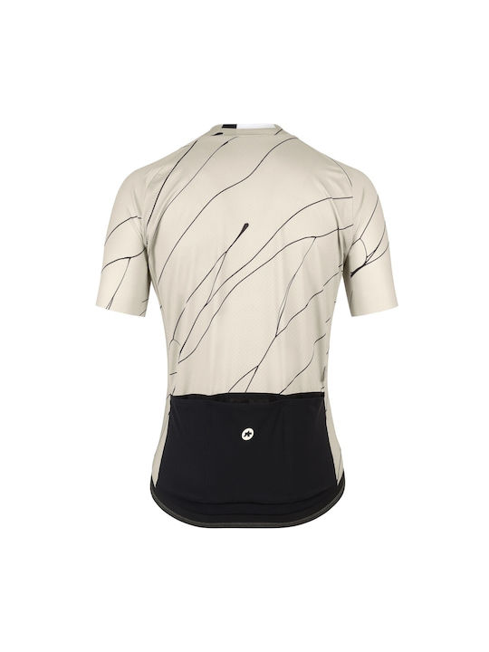Assos Tricou De Ciclism Cu Mâneci Scurte Pentru Bărbați Road Bej