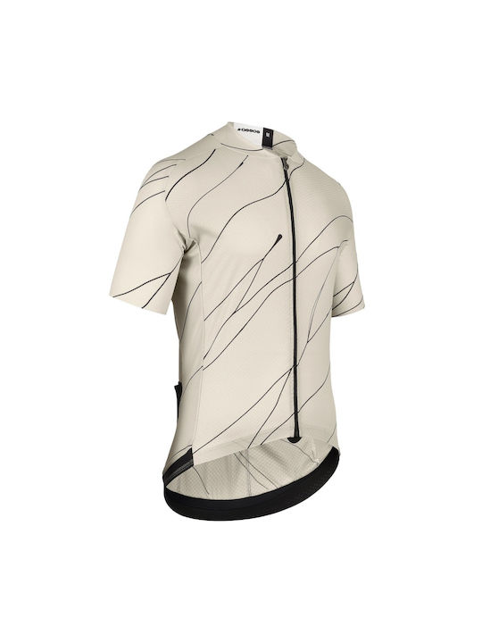 Assos Tricou De Ciclism Cu Mâneci Scurte Pentru Bărbați Road Bej