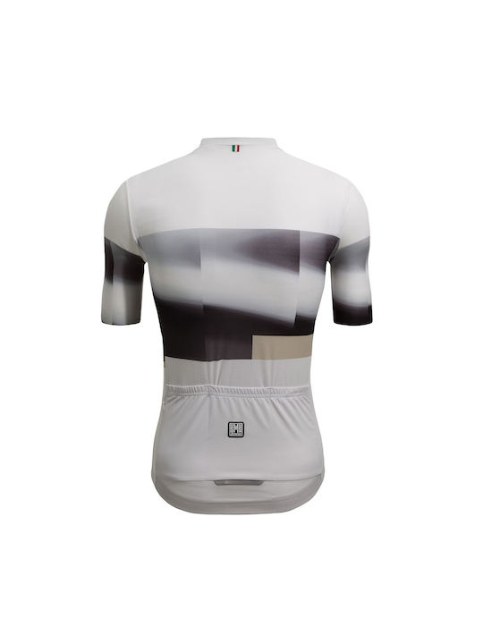 Santini Tricou De Ciclism Pentru Bărbați Mâneci Scurte Road Alb Santini Tricou De Ciclism Pentru Bărbați Mâneci Scurte Road Alb