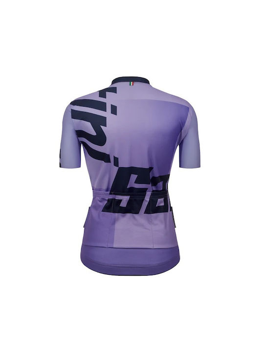 Santini Tricou De Ciclism Pentru Femei Mâneci Scurte Road Bike Violet