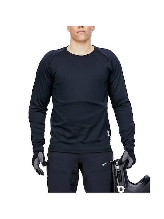 Poc Essential Tricou De Ciclism Munte Pentru Bărbați Mânecă Lungă Negru Poc Essential Tricou De Ciclism Munte Pentru Bărbați Mânecă Lungă Negru
