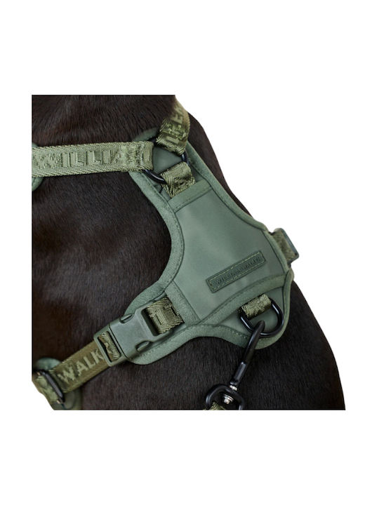William Walker Кучешки Повод Apex Y Зелен Лек Mesh & Neoprene S 46-63cm