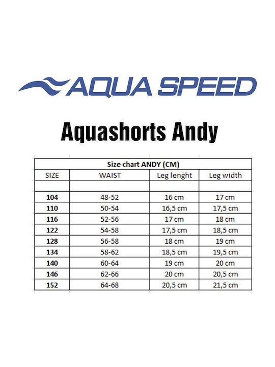 Aquaspeed Детски Бански Плувни Шорти Тъмносини/Светлосини