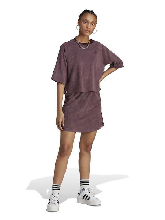 Adicolor Classics Pencil High-waisted Midi Skirt Purple