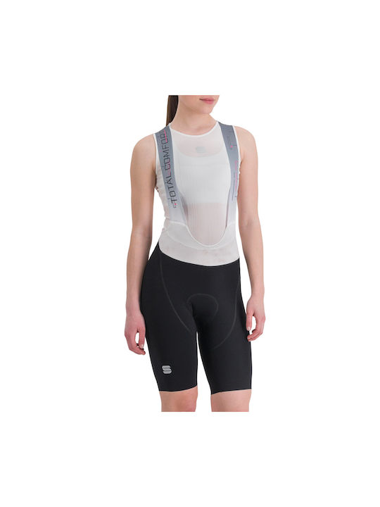 Sportful Pantaloni De Ciclism Pentru Femei Cu Bretele Negri Sportful Pantaloni De Ciclism Pentru Femei Cu Bretele Negri