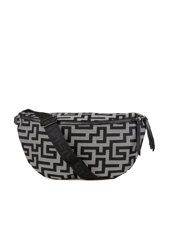 Damentasche Crossbody Schwarze bumbg-H41-gryblk