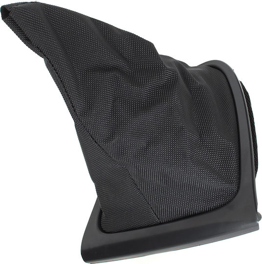 Renault Clio Iv 12-20 Schicht-Stiefel Schaltknauf Schutzabdeckung Schwarz + Schwarzer Rahmen