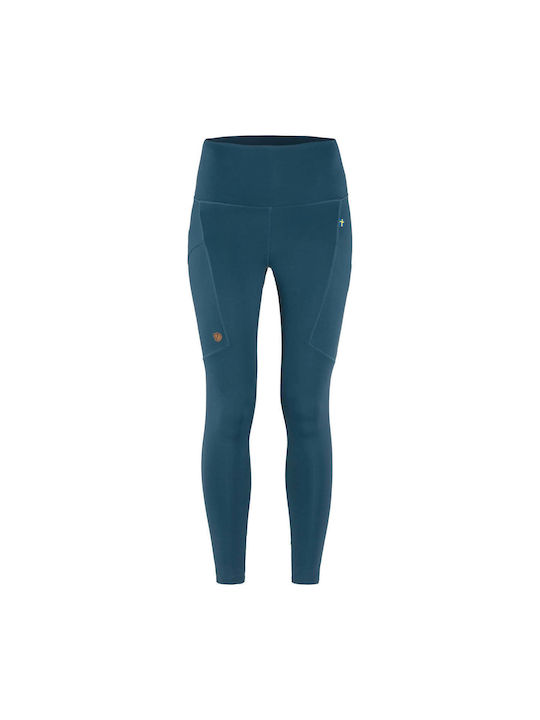 Fjallraven Abisko Pantaloni de ciclism pentru femei Albastru marin Fjallraven Abisko Pantaloni de ciclism pentru femei Albastru marin