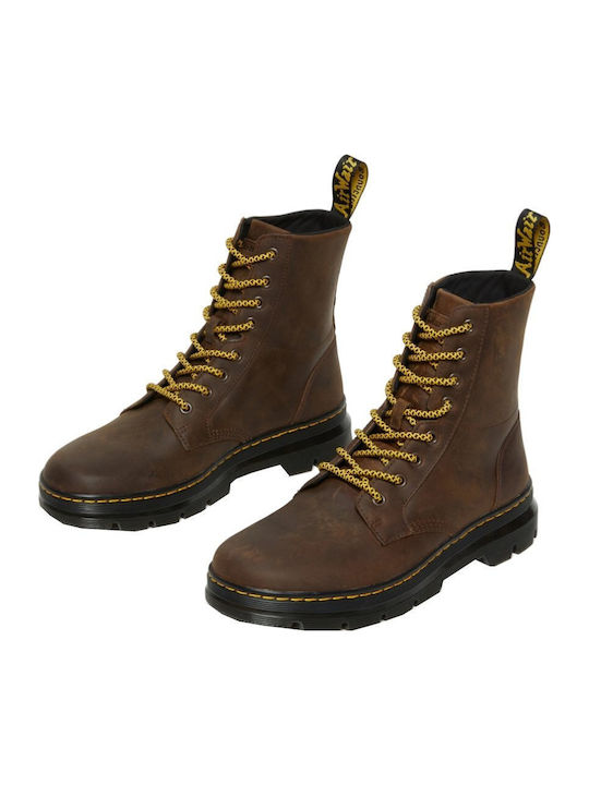Crazy Horse Leder Braune Herrenstiefel