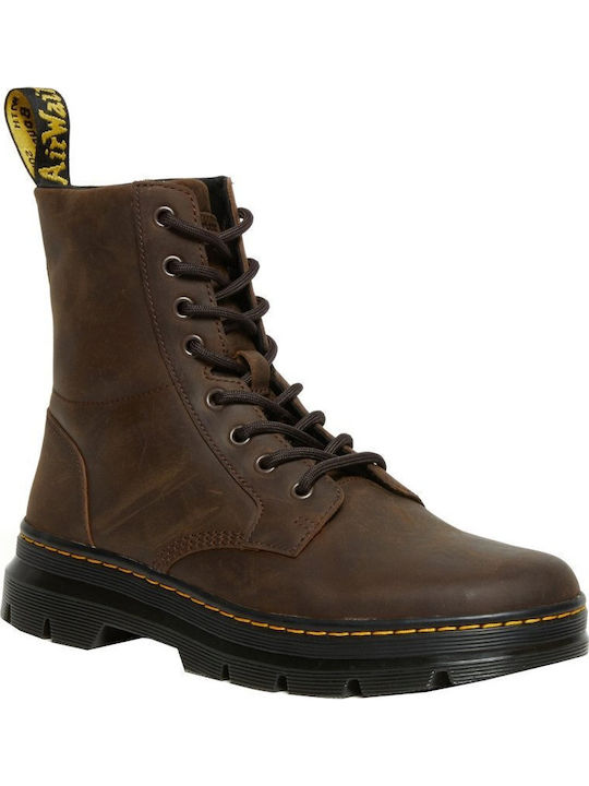 Crazy Horse Leder Braune Herrenstiefel