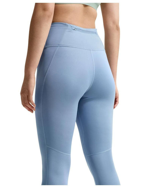 Dri-Fit Tempo Damen Leggings Gekürztes Hohe Taille Blau