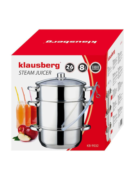 Klausberg Stainless Steel Pot Marmite 8lt /