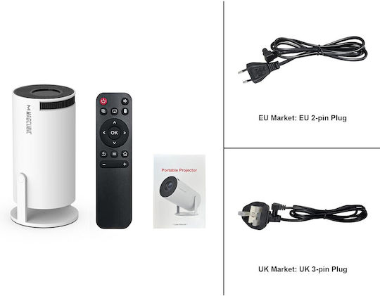 Magcubic HY300 Mini Proiector LCD HD Lampă LED cu Wi-Fi și Difuzoare Încorporate