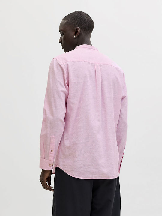 Jack & Jones Λινό Πουκάμισο Regular Fit Prism Pink Jack & Jones Λινό Πουκάμισο Regular Fit Prism Pink