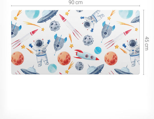Блок Офис Столове Клавиатура Аксесоари Space Pattern 90x45 см