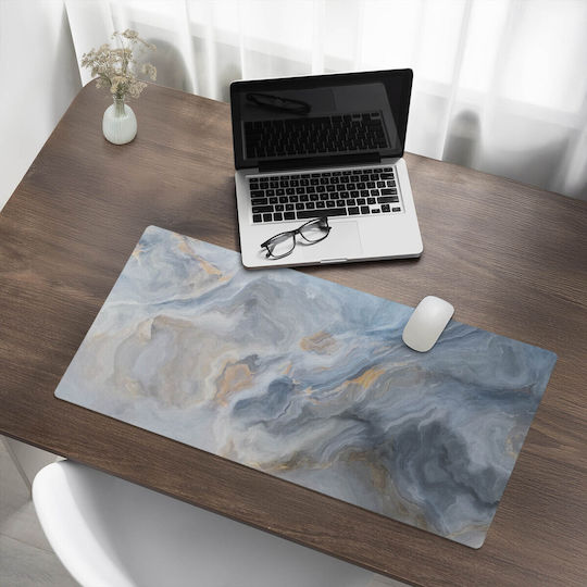 Anti-Rutsch Schutzmatte Für Schreibtisch Σουμέν Γραφείου Abstraktes Wellenmuster 90x45 cm